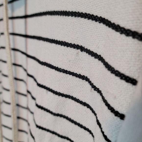 Paper Crane Striped Cropped Cowl Neck Pullover Size Medium - Picture 9 of 15